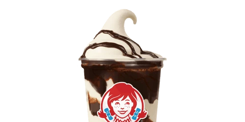 Large Brownie Batter Vanilla Frosty Swirl