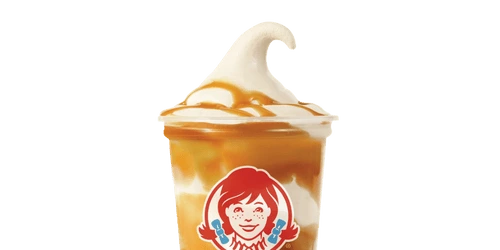 Large Caramel Vanilla Frosty Swirl