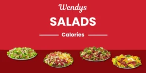 Wendys Salads calories