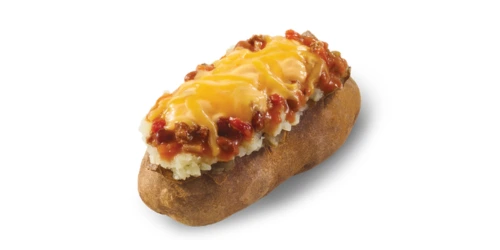 Chili Cheese Baked Potato